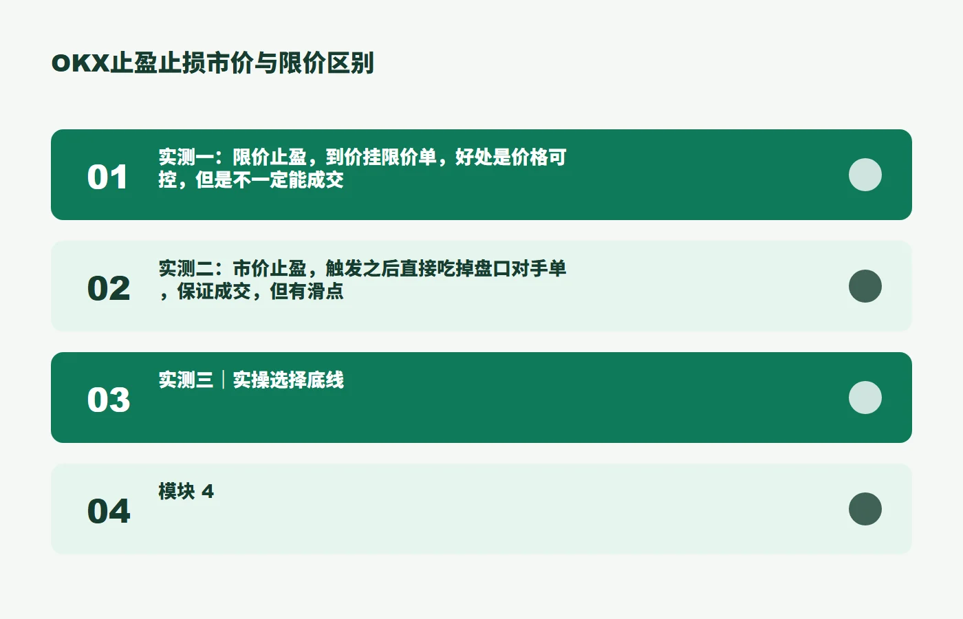 OKX止盈止损市价与限价区别规则与风险关系图